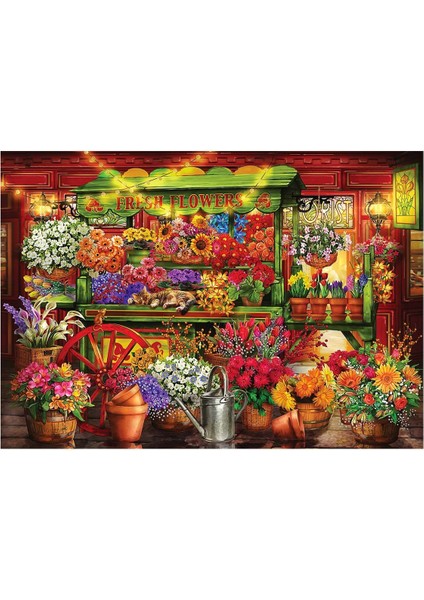 Ks Market Stall 3000 Parça Puzzle Kız Erkek Çocuk Oyuncak Eğitici Oyuncaklar