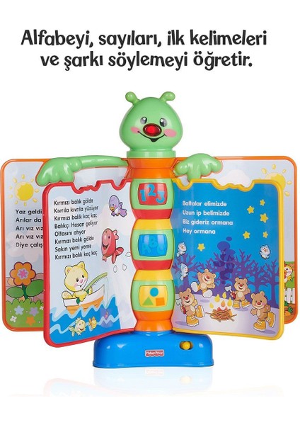 N3835 Fisher-Price® Eğlen ve Öğren Eğitici Masalcı Tırtıl / Türkçe / +6 Ay Kız Erkek Çocuk Oyuncak E modelleri