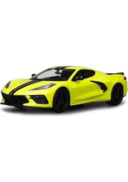 Maisto 1:24 2020 Chevrolet Corvette Stingray Coupe Z51 Kız Erkek Çocuk Oyuncak Eğitici Oyuncaklar