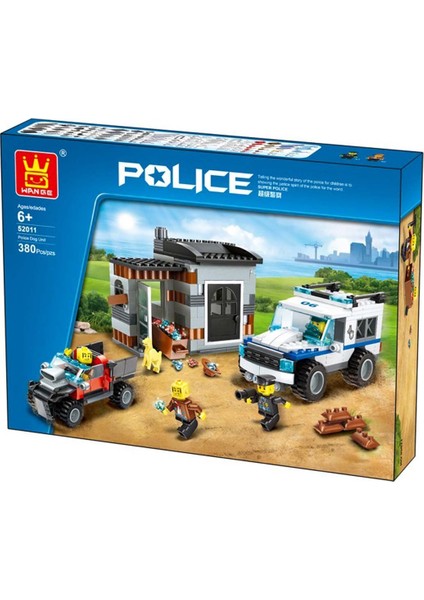 Wange Dağcı Polis Birliği 380 Parça Kız Erkek Çocuk Oyuncak Eğitici Oyuncaklar fiyatları