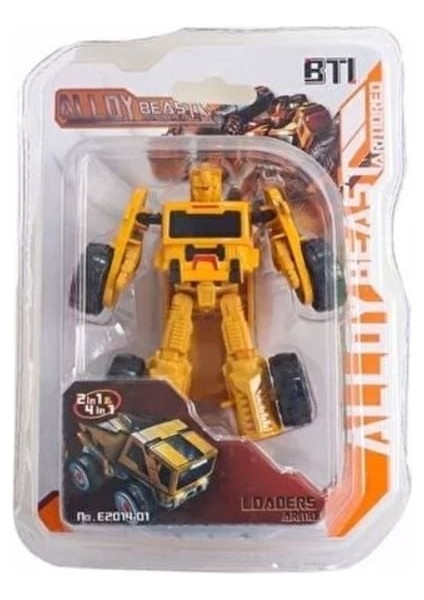 Hafriyat Kamyonuna Dönüşen Robot Kız Erkek Çocuk Oyuncak Eğitici Oyuncaklar