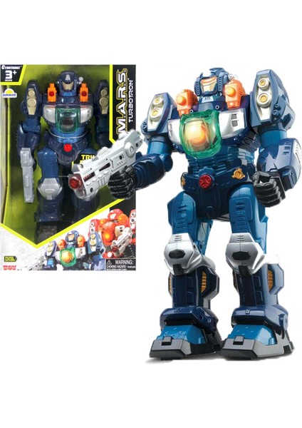 M.a.r.s Turbotron Işıklı Sesli Yürüyen Robot Kız Erkek Çocuk Oyuncak Eğitici Oyuncaklar fiyatları