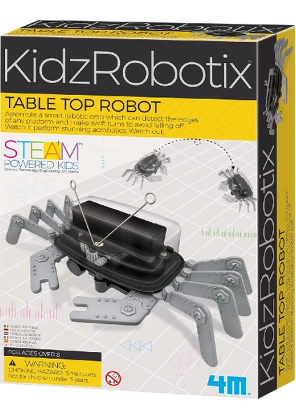 4m Masa Üstü Yengeç Robot Kiti Kız Erkek Çocuk Oyuncak Eğitici Oyuncaklar