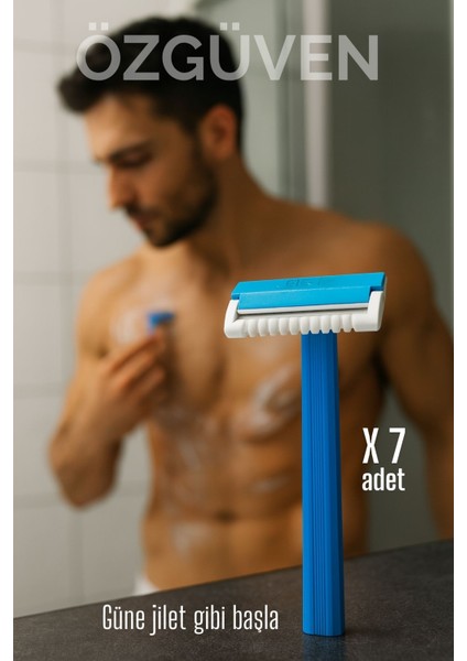 Banyo Jileti Unisex 7'li Paket 718710