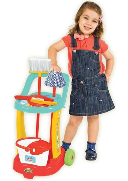 Candy & Ken Temizlik Arabası Temizlik Oyun Seti Kız Erkek Çocuk Oyuncak Eğitici Oyuncaklar modelleri