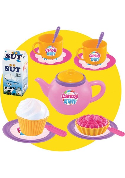 03354 Candy & Ken Çay Servis Arabası Kız Erkek Çocuk Oyuncak Eğitici Oyuncaklar fiyatları