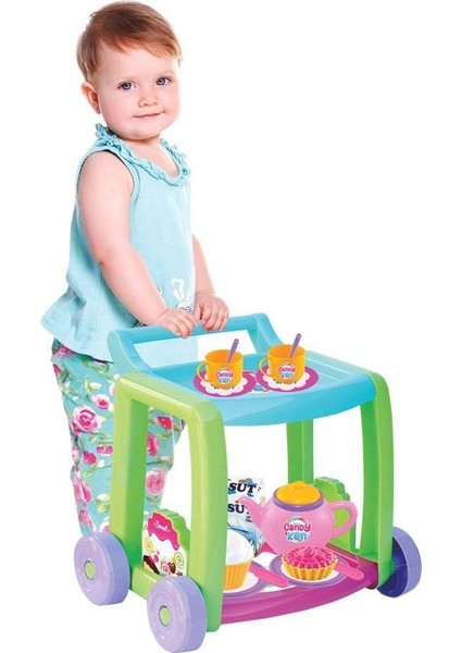 03354 Candy & Ken Çay Servis Arabası Kız Erkek Çocuk Oyuncak Eğitici Oyuncaklar modelleri