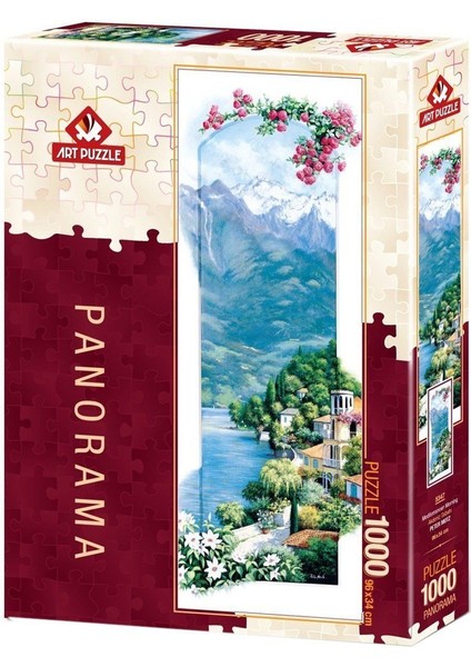 5347 Art Puzzle Akdeniz Sabahı 1000 Parça Panorama Puzzle Kız Erkek Çocuk Oyuncak Eğitici Oyuncaklar