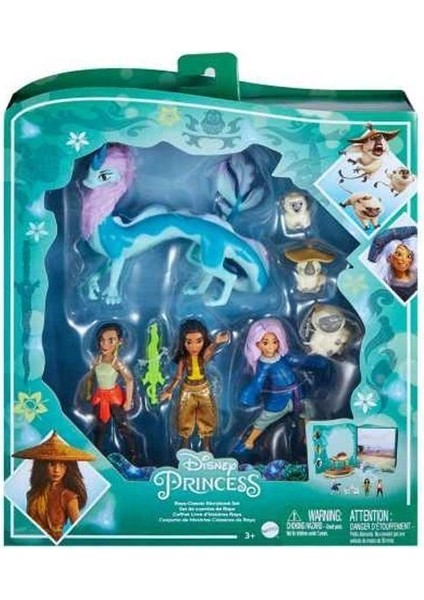 HLX24 Disney Prenses Raya ve Arkadaşları Hikaye Anlatımı Seti Kız Erkek Çocuk Oyuncak Eğitici Oyunca