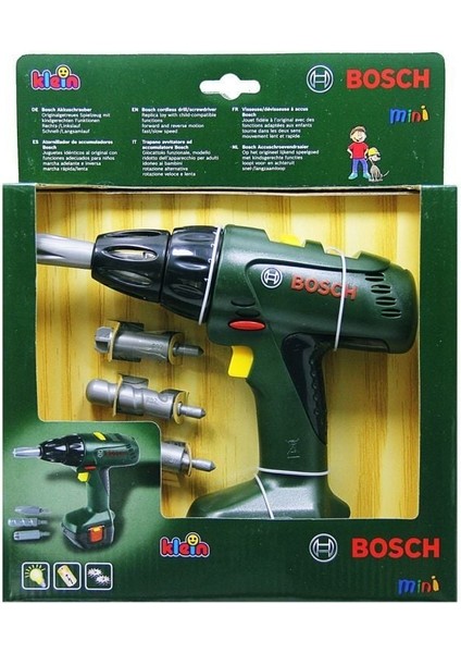 Bosch Oyuncak Akülü Vidalama - S00008402 Kız Erkek Çocuk Oyuncak Eğitici Oyuncaklar