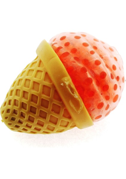 Squishy 8cm Kırmızı Dondurma Kristal Slime Kız Erkek Çocuk Oyuncak Eğitici Oyuncaklar