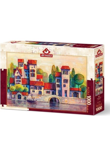 5213 Art Puzzle, Doğa Kent 1000 Parça Puzzle Kız Erkek Çocuk Oyuncak Eğitici Oyuncaklar