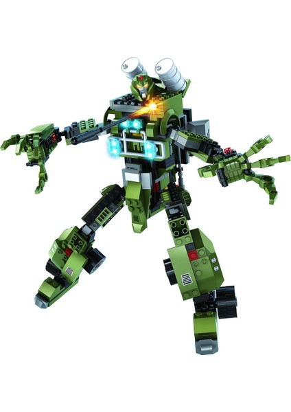 Ausini Şehir Robot Seti 325 Parça Kız Erkek Çocuk Oyuncak Eğitici Oyuncaklar