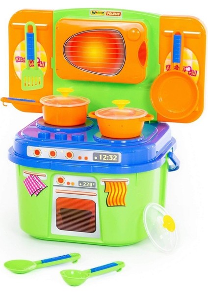 40770 Polesie Mini Mutfak Seti Kız Erkek Çocuk Oyuncak Eğitici Oyuncaklar