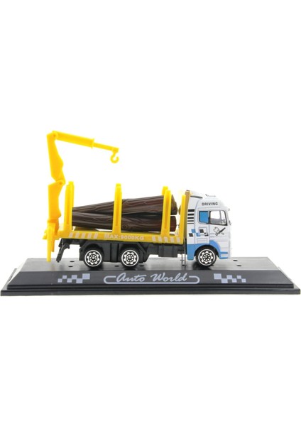 Die Cast Mini Sarı Kütük Kamyonu Kız Erkek Çocuk Oyuncak Eğitici Oyuncaklar modelleri