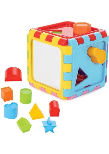 Aynalı Bul-Tak Küp Kız Erkek Çocuk Oyuncak Eğitici Oyuncaklar