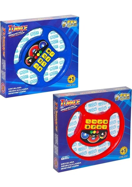 BT-267 Pilli Türkçe Oyuncak Direksiyon 1ADET Fiyatıdır Kız Erkek Çocuk Oyuncak Eğitici Oyuncaklar