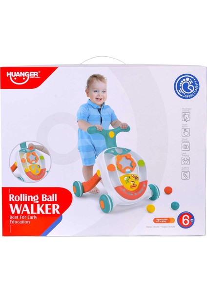 Rolling Ball Walker Yürüme Arkadaşı HE0820 Kız Erkek Çocuk Oyuncak Eğitici Oyuncaklar