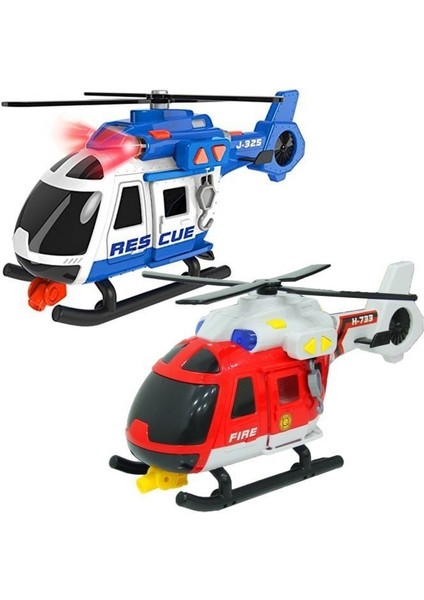 Sunman Teamsterz Itfaiye Kurtarma Helikopteri Kız Erkek Çocuk Oyuncak Eğitici Oyuncaklar