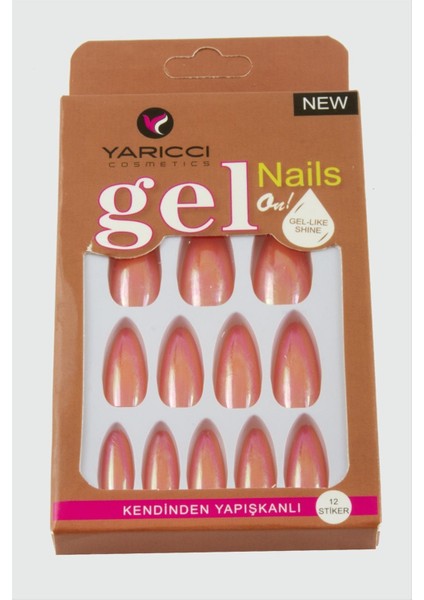 Techmrt Orange Takma Tırnak-Yavruağzı