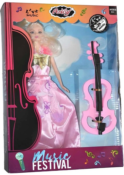 Oydaş Anlily Kemanlı Bebek 2275 Kız Erkek Çocuk Oyuncak Eğitici Oyuncaklar fiyatları