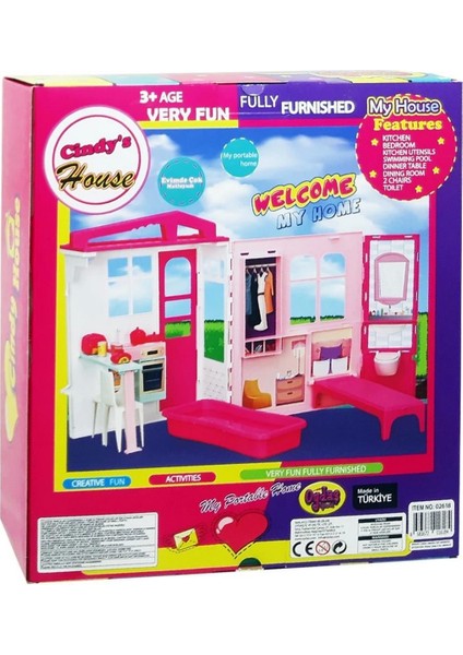Oydaş Kutuda Cindy'nin Evi 2618 Kız Erkek Çocuk Oyuncak Eğitici Oyuncaklar fiyatları