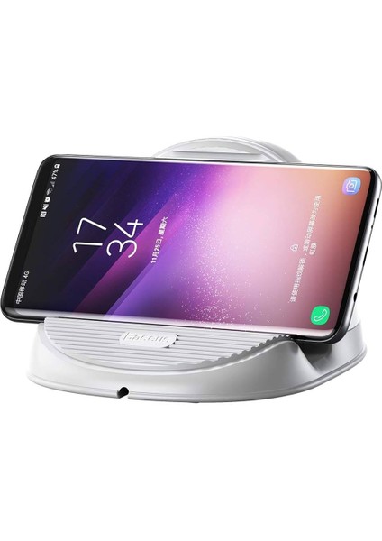 Baseus Silicone Horizontal Stand Wireless Kablosuz Şarj CIHAZI-(5775) - M068B487-N40068