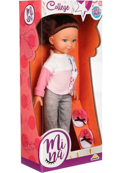 Mina College Bebek 35CM - S00030061 Kız Erkek Çocuk Oyuncak Eğitici Oyuncaklar