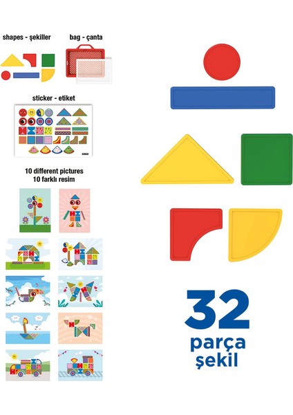 Arkadaşım Bul ve Yap Çanta Kız Erkek Çocuk Oyuncak Eğitici Oyuncaklar modelleri