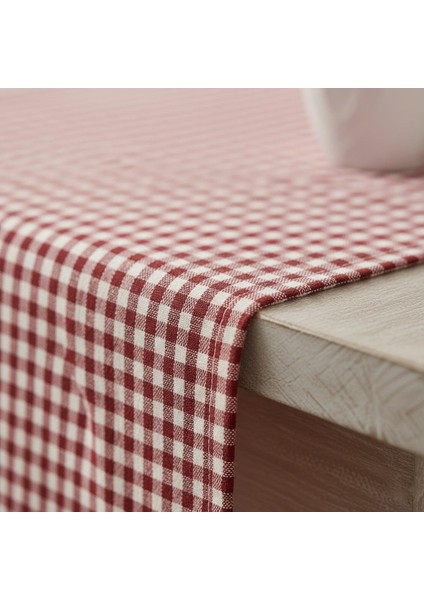 Kırmızı Pötikareli Leke Tutmaz Runner 40X160 cm modelleri