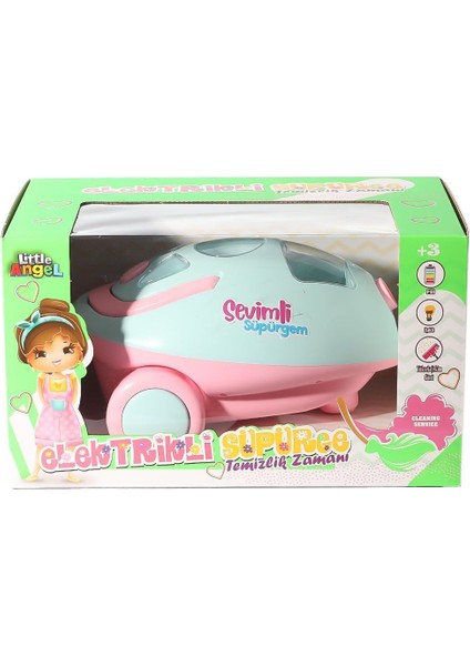 02602 Işıklı Süpürge Kız Erkek Çocuk Oyuncak Eğitici Oyuncaklar