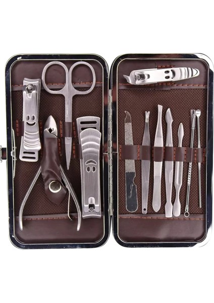 Tırnak Makası Tırnak Bakım Seti Deri Çantalı 12 Parça Set (4915) fırsatları