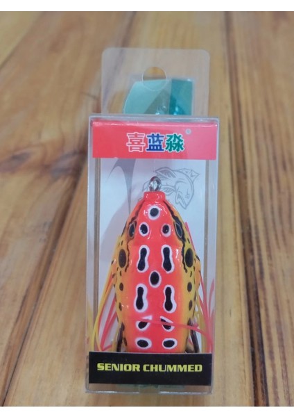 Senior Chummed Silikon Kurbağa Turuncu Renk