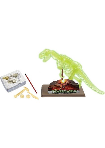 Dinozor Kazma Kiti Tyrannosaurus Iskeleti Kız Erkek Çocuk Oyuncak Eğitici Oyuncaklar