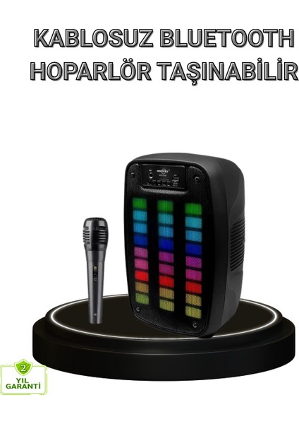 Bluetooth Hoparlör – Kablosuz Bağlantı, 2 Saat Müzik Süresi