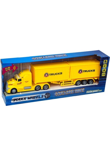 Sunman Maxx Wheels 1:50 2 Dorseli Tır Kız Erkek Çocuk Oyuncak Eğitici Oyuncaklar modelleri