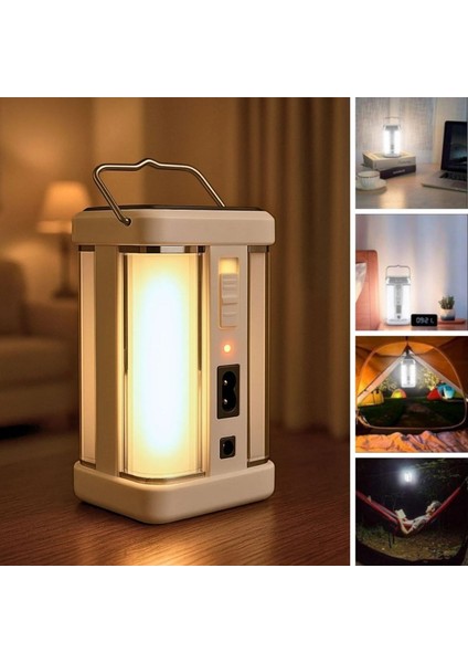 Güneş Enerjili Şarjlı Işık 1200mah Yeniden Şarj Edilebilir Batarya (4915) modelleri