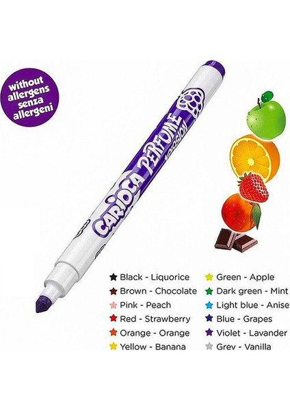 Carioca Kokulu Keçeli Boya Kalemi 12'li Kız Erkek Çocuk Oyuncak Eğitici Oyuncaklar modelleri