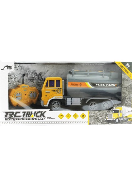 Uzaktan Kumandalı Pilli Iş Makinası Tanker Kız Erkek Çocuk Oyuncak Eğitici Oyuncaklar