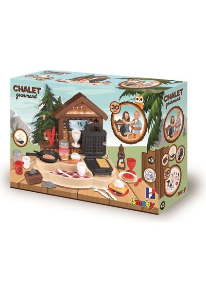 7600310557 Gourmand Chalet Dağ Evi Gurme Tüccarı -Smoby Kız Erkek Çocuk Oyuncak Eğitici Oyuncaklar