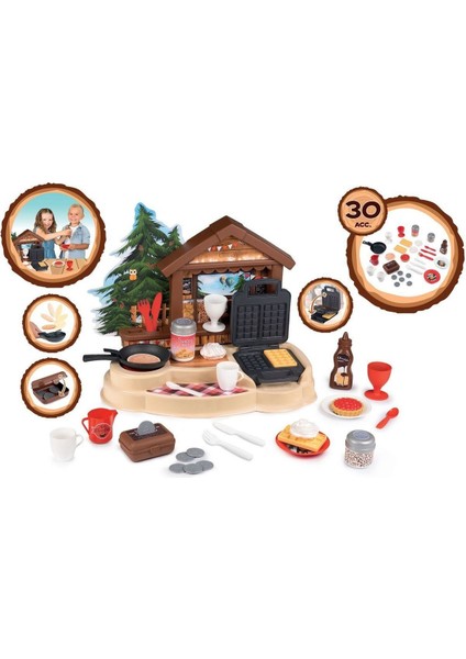 7600310557 Gourmand Chalet Dağ Evi Gurme Tüccarı -Smoby Kız Erkek Çocuk Oyuncak Eğitici Oyuncaklar fiyatları