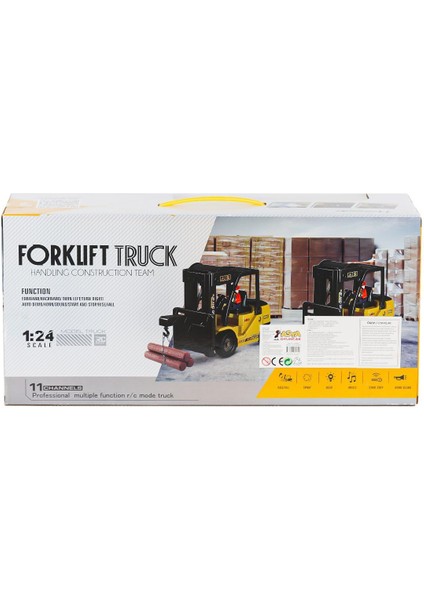 A8196-OQ9009 Kumandalı Sesli ve Işıklı Froklift 1:24 Kız Erkek Çocuk Oyuncak Eğitici Oyuncaklar fiyatları