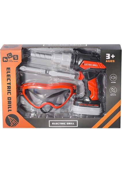 778-4 Sesli Matkap Seti Kız Erkek Çocuk Oyuncak Eğitici Oyuncaklar