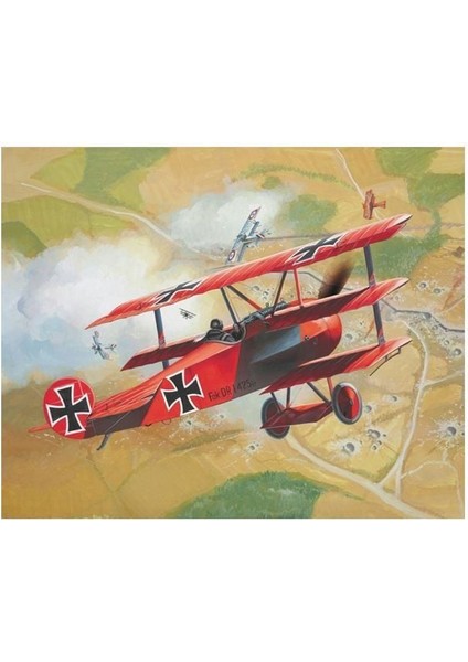 Revell 1:72 Fokker Dr.1 Triplane Model Seti 64116 Kız Erkek Çocuk Oyuncak Eğitici Oyuncaklar fiyatları
