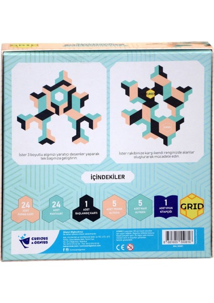 ZMK-55081 Grid Oyunu -Özaydınlar Kız Erkek Çocuk Oyuncak Eğitici Oyuncaklar fiyatları