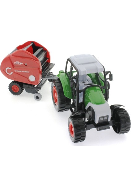 Sürtmeli Die Cast Yeşil Traktörlü Biçerdöver Kız Erkek Çocuk Oyuncak Eğitici Oyuncaklar
