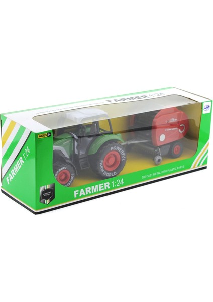 Sürtmeli Die Cast Yeşil Traktörlü Biçerdöver Kız Erkek Çocuk Oyuncak Eğitici Oyuncaklar modelleri