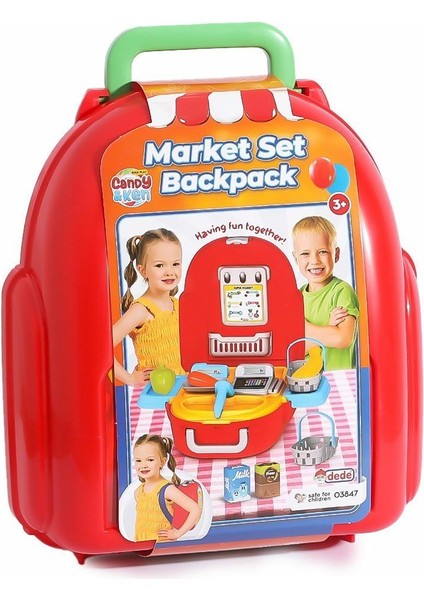 03847 Candy Market Seri Sırt Çantası Kız Erkek Çocuk Oyuncak Eğitici Oyuncaklar