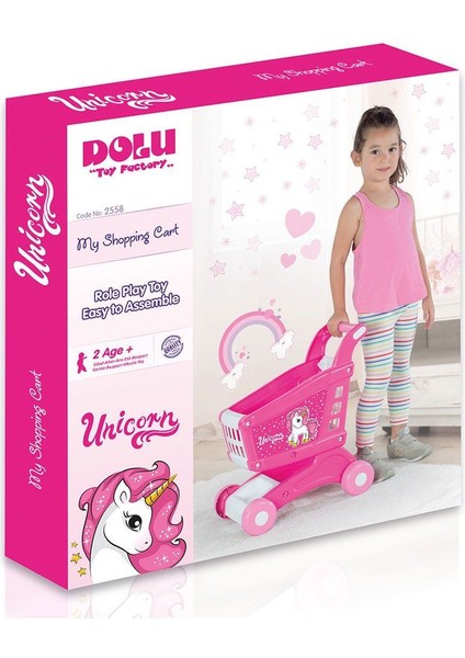 2558 Unıcorn Market Arabası Kız Erkek Çocuk Oyuncak Eğitici Oyuncaklar fiyatları