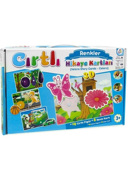 LC7207 Laço, Cırtlı Hikaye Kartları Renkler Kız Erkek Çocuk Oyuncak Eğitici Oyuncaklar